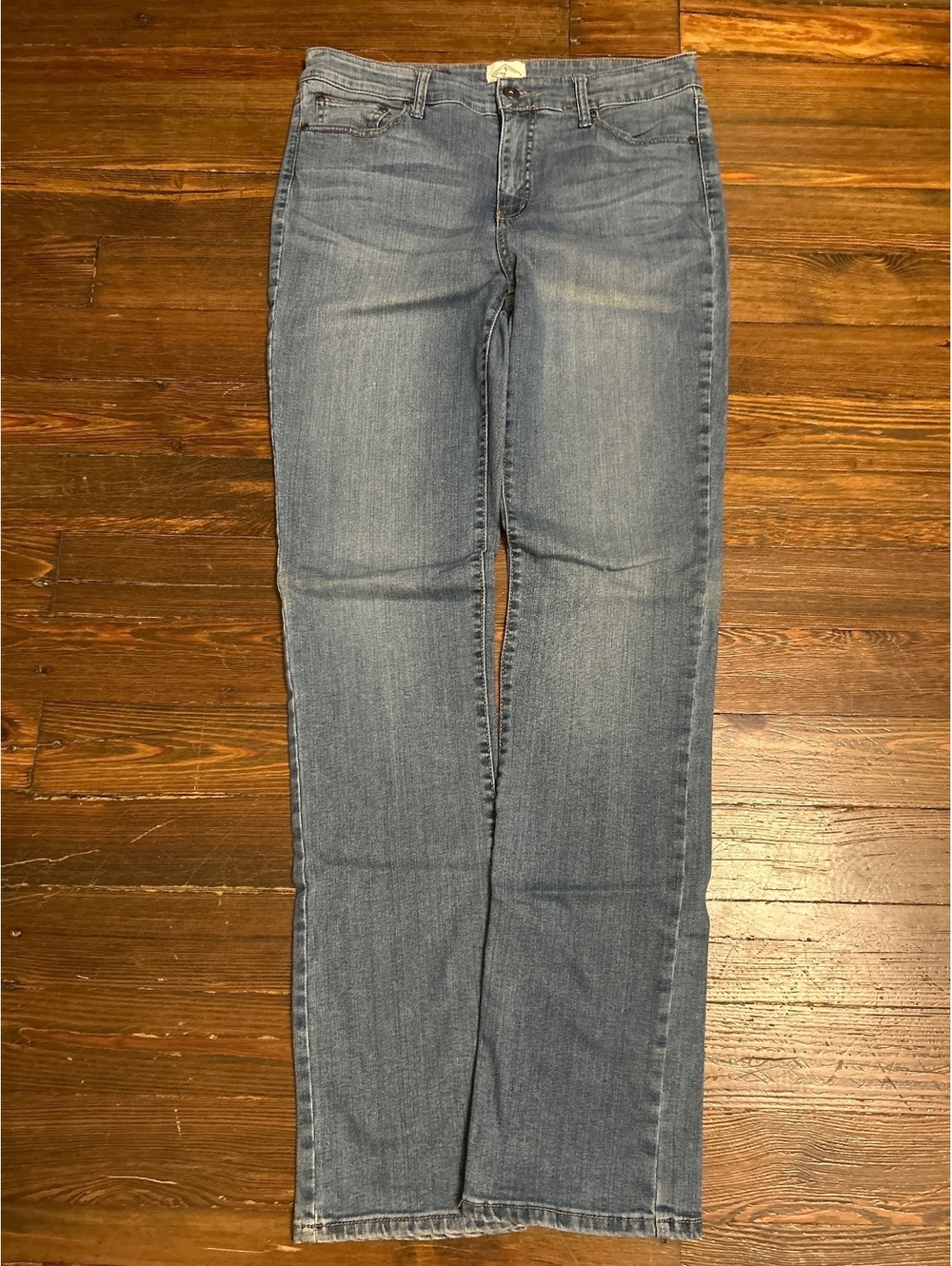 St. John's Bay Straight Leg Jeans Size 12T Light Blue Denim
